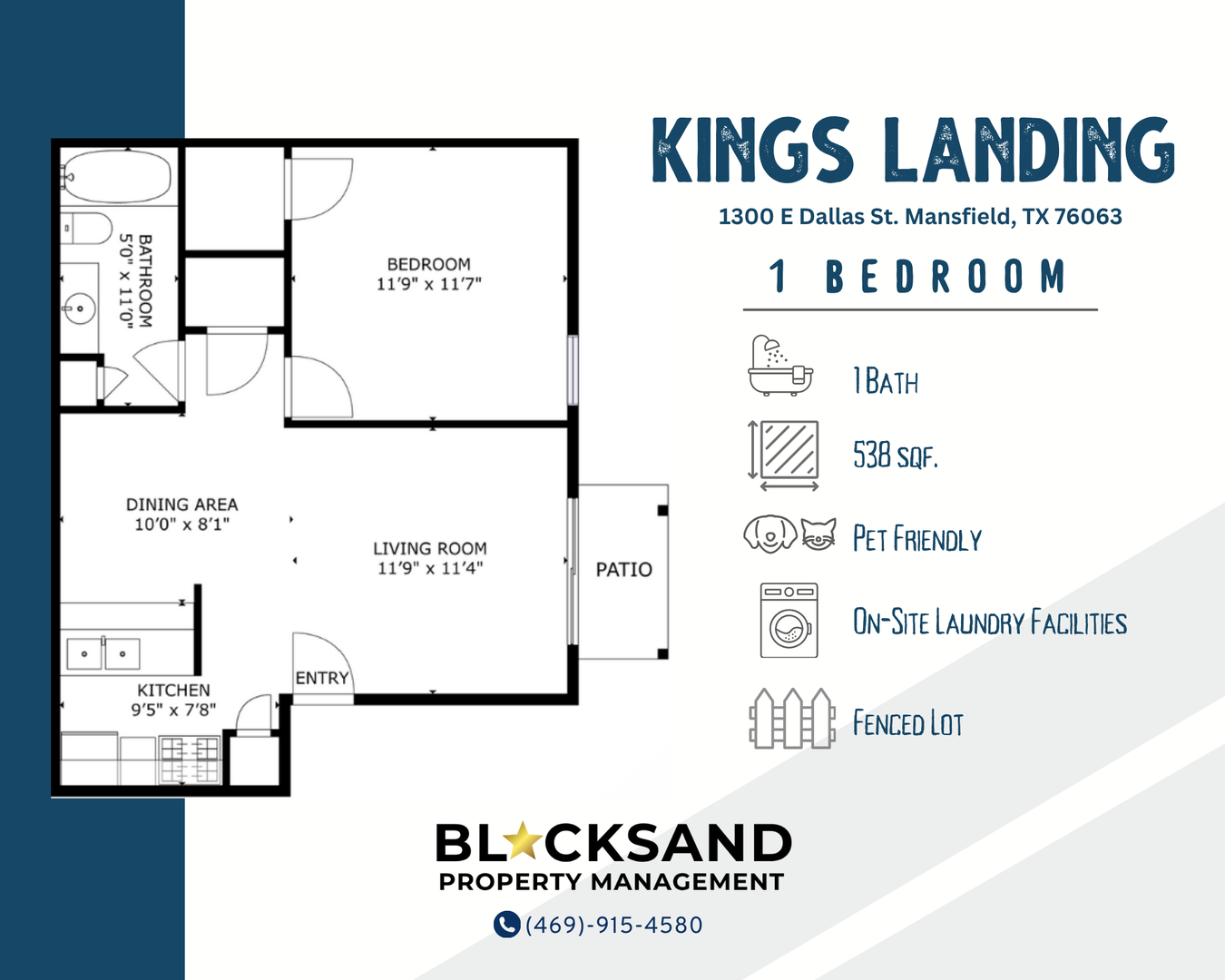 Mansfield Apartment: 1300 E Dallas St.