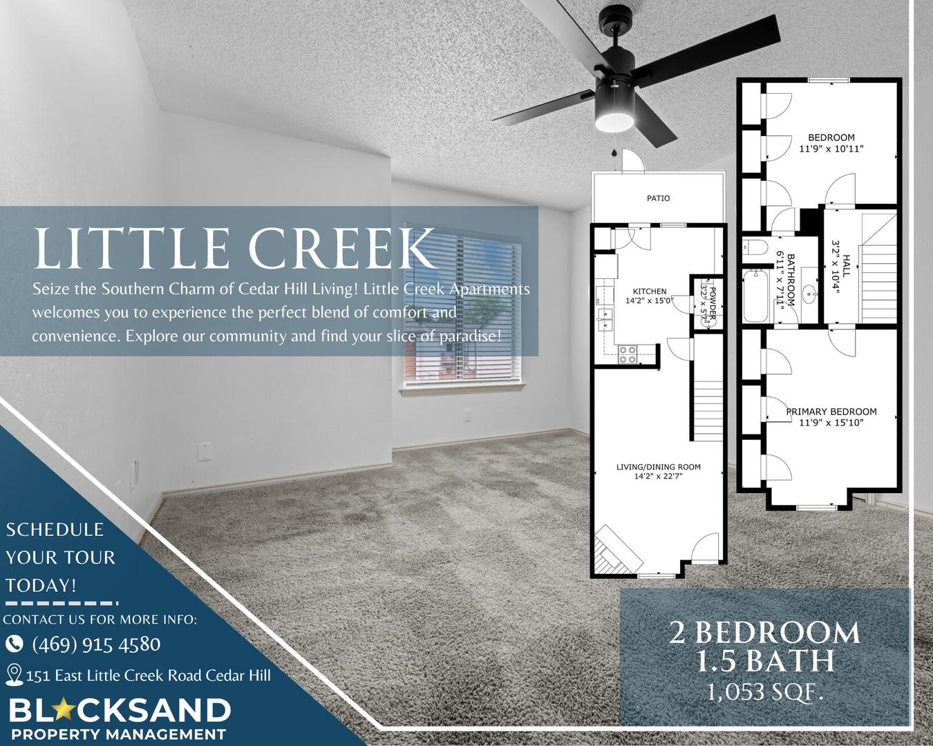 Cedar Hill Apartment: 151 East Little Creek Road