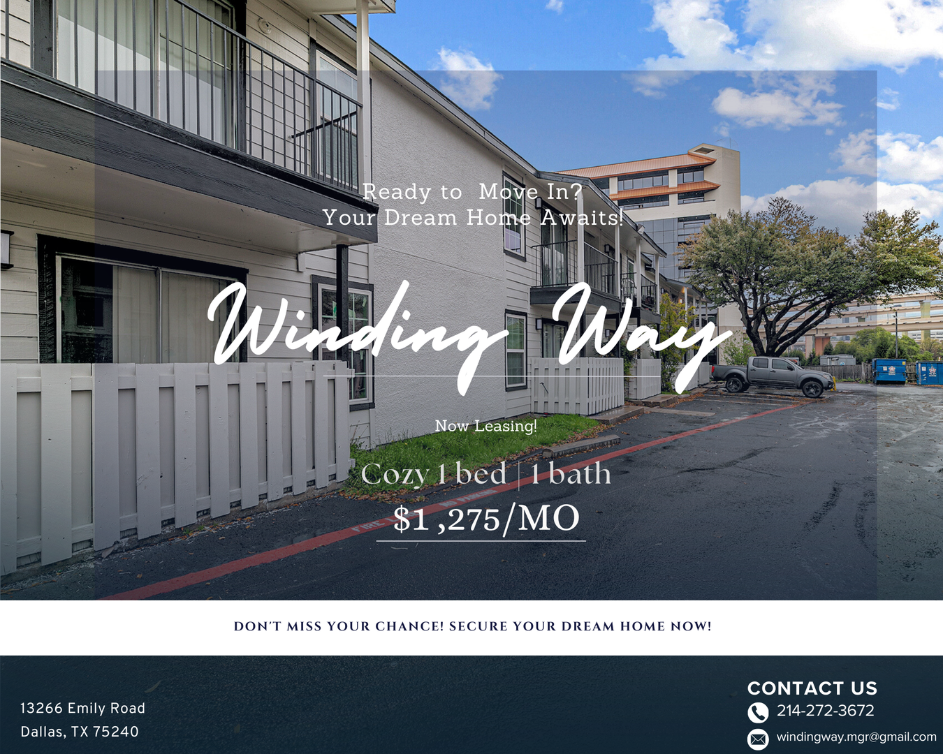 Dallas Apartment: 1300 Emily Rd