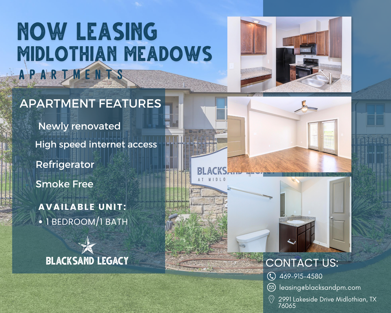Midlothian Apartment: 2991 Lakeside Drive