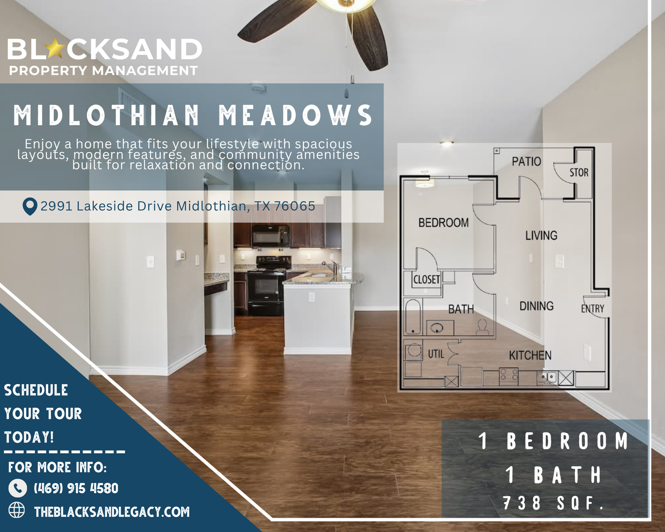 Midlothian Apartment: 2991 Lakeside Drive