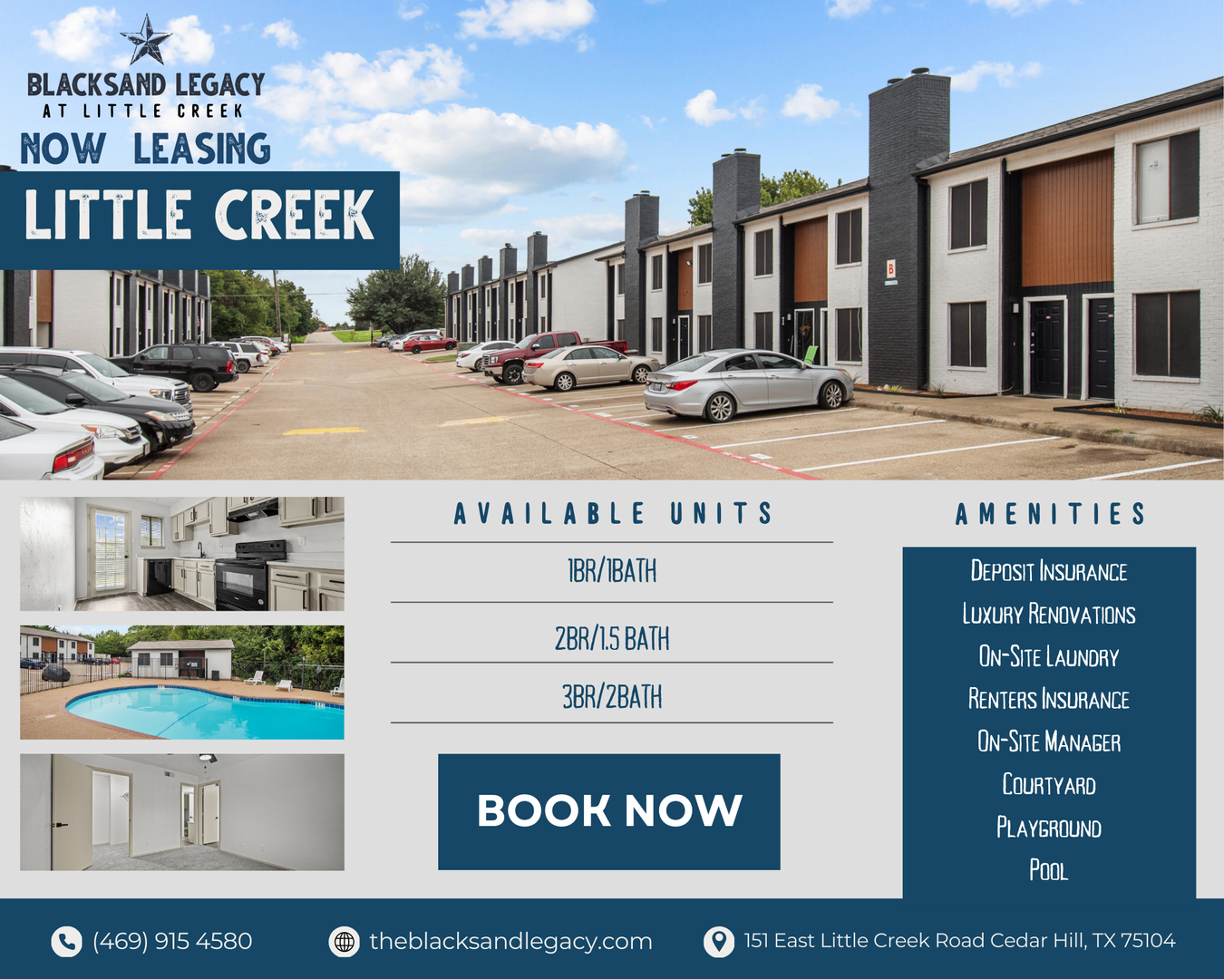 Cedar Hill Apartment: 151 East Little Creek Road