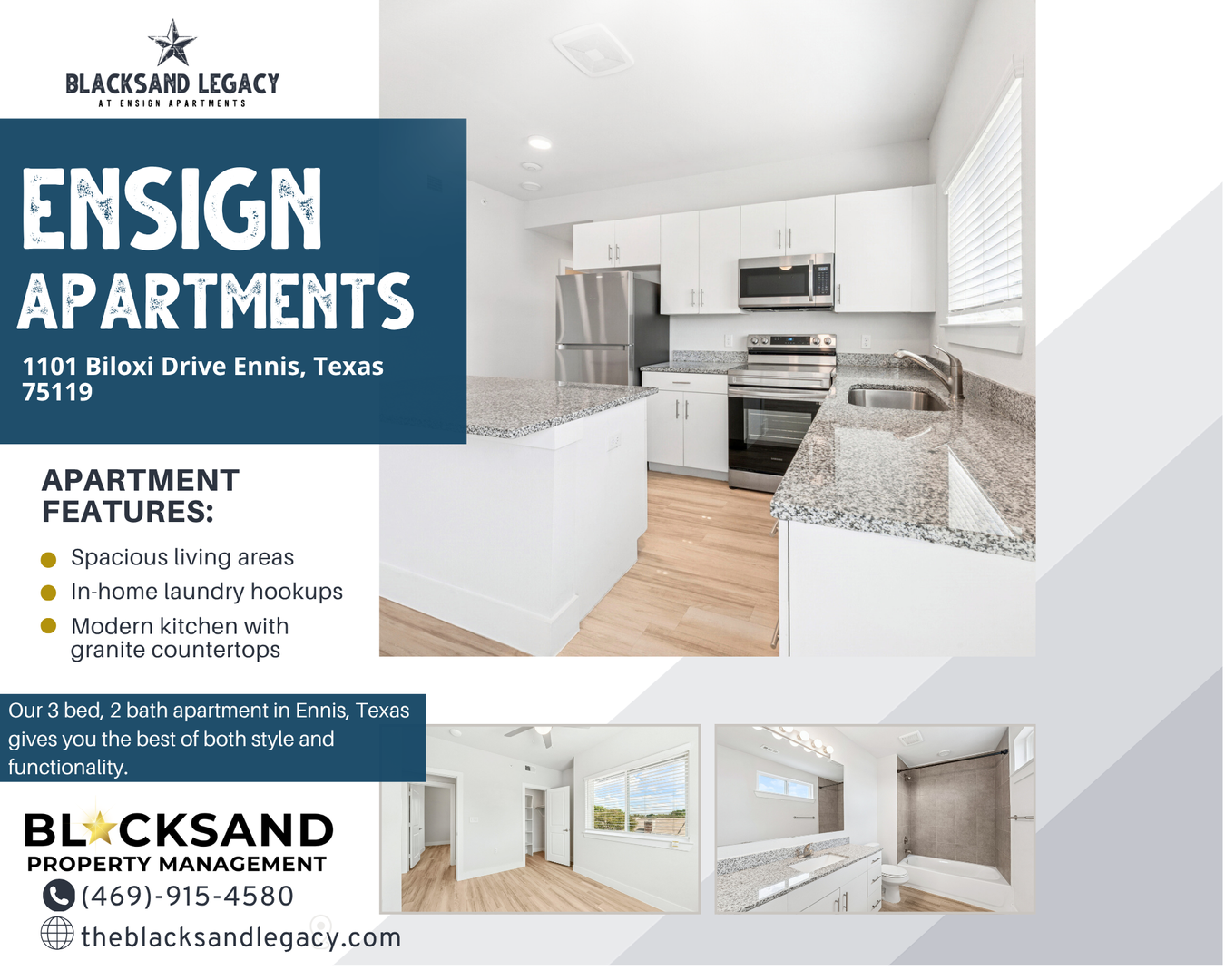 Ennis Apartment: 1101 Biloxi Drive