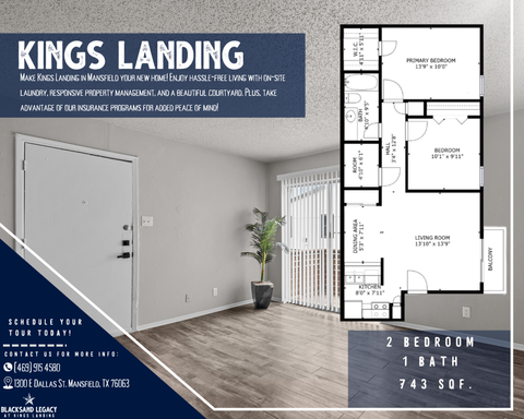Our Newly Renovated 2 Bed / 1 Bath is waiting for you!
