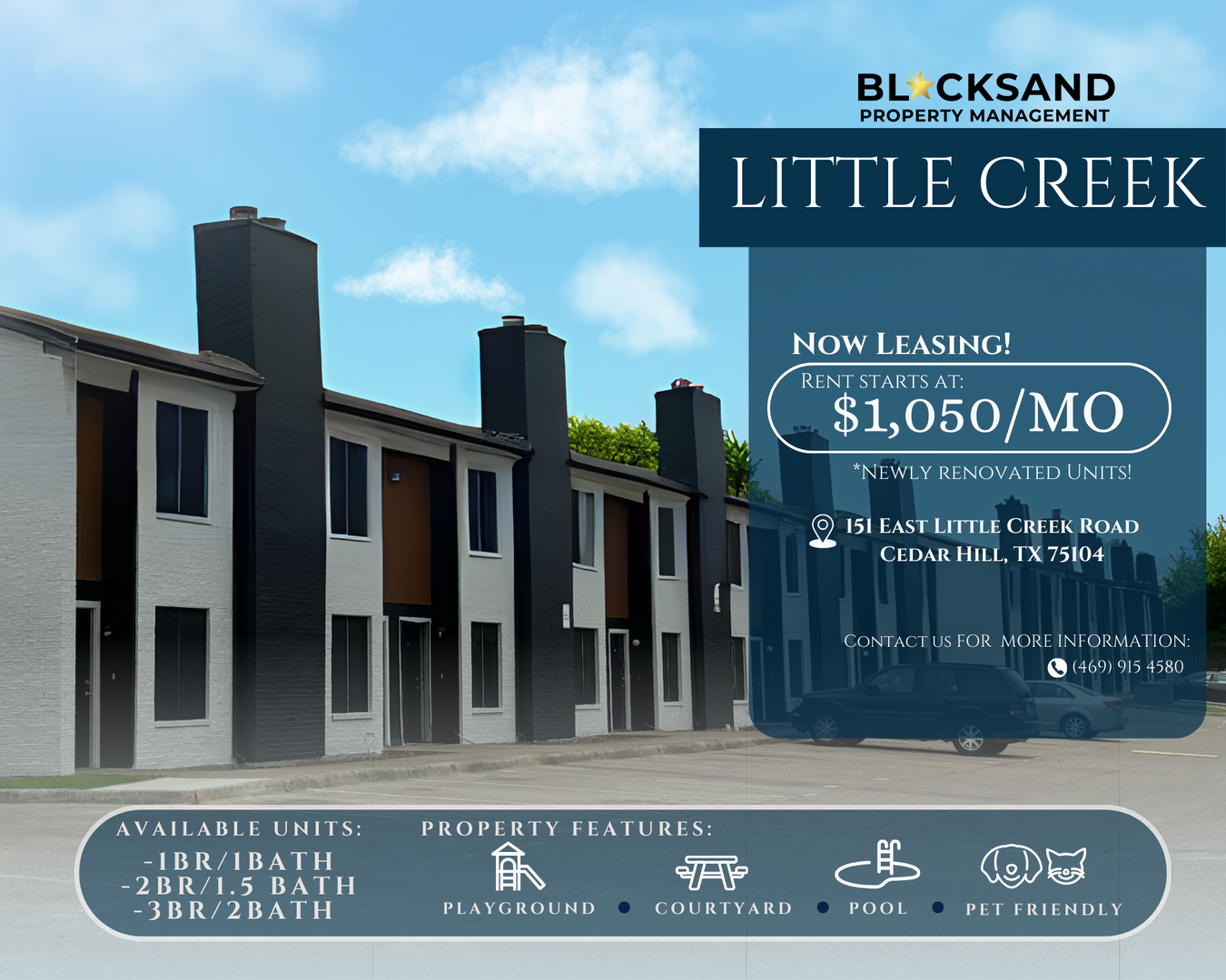 Cedar Hill Apartment: 151 East Little Creek Road