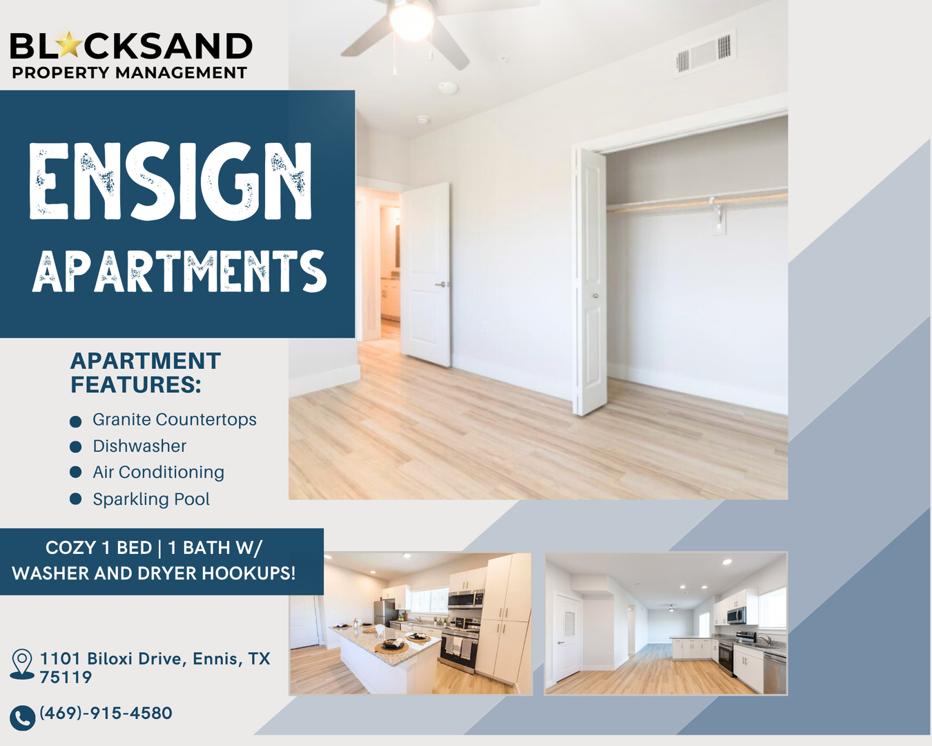 Ennis Apartment: 1101 Biloxi Drive