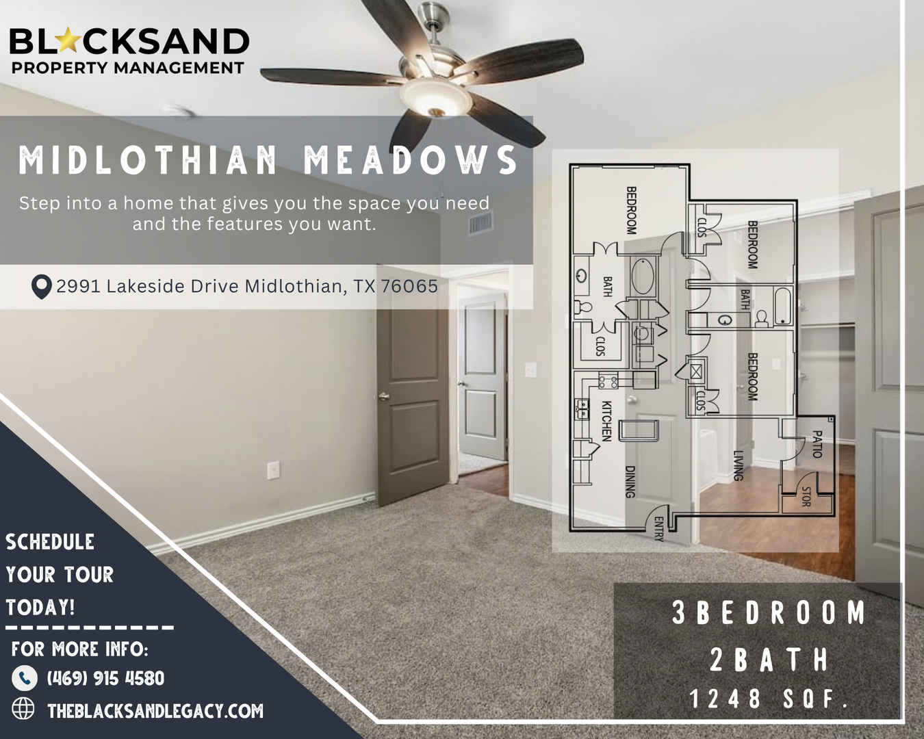 Midlothian Apartment: 2991 Lakeside Drive