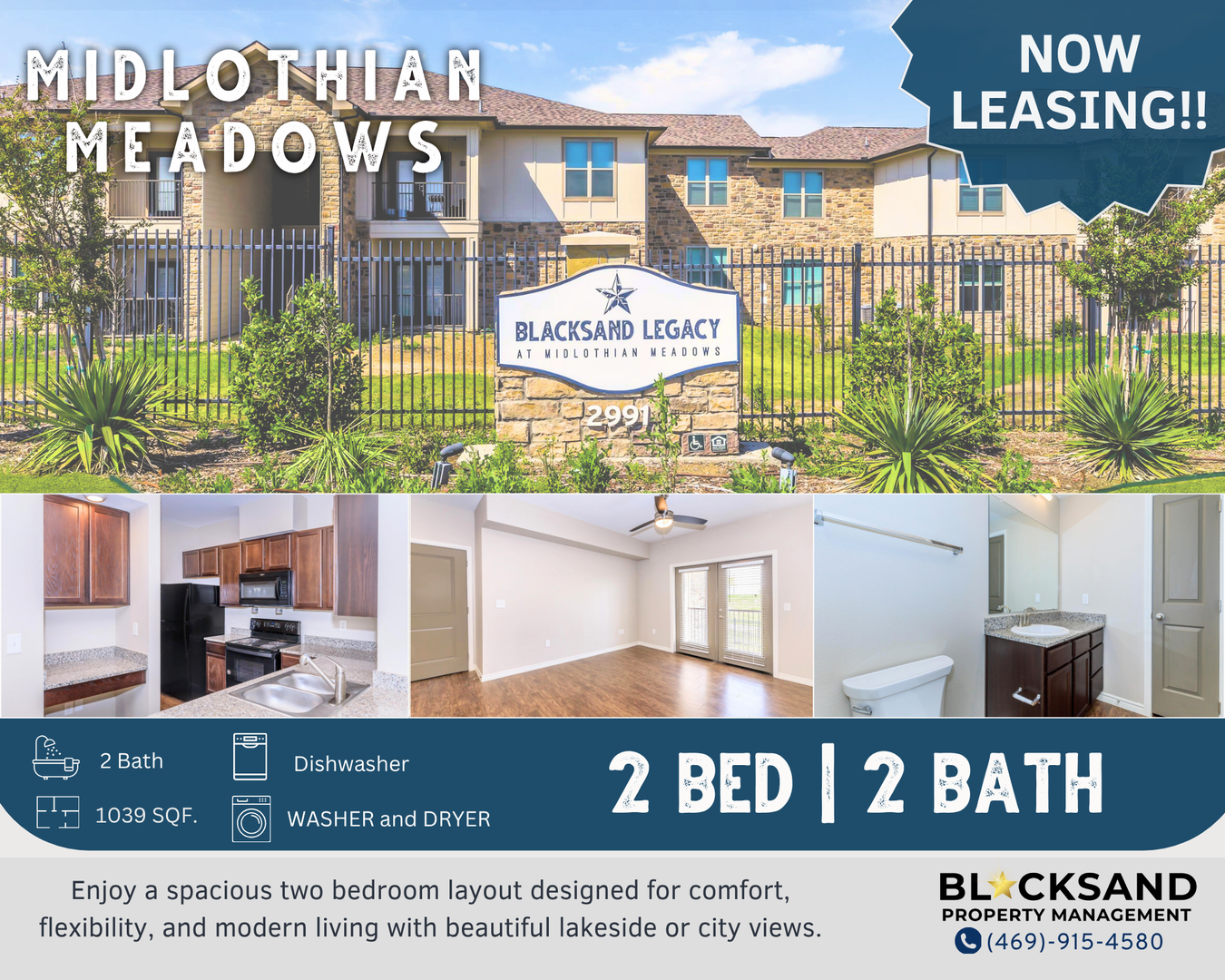 Midlothian Apartment: 2991 Lakeside Drive