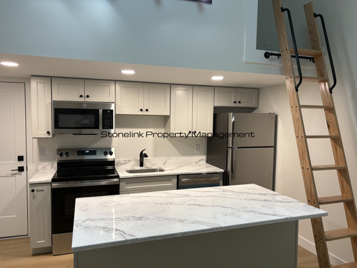 Fully Renovated Second Floor One Bedroom Loft Style Apartment For Rent! – photo 1