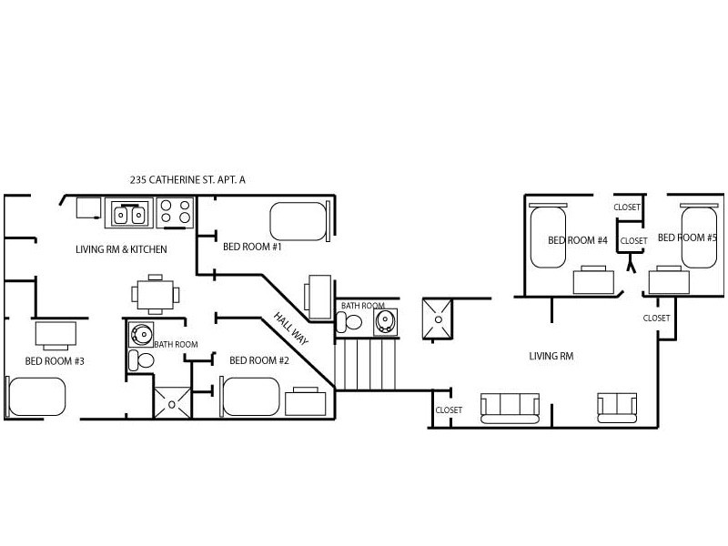 Bloomsburg Apartment: 235 Catherine Street
