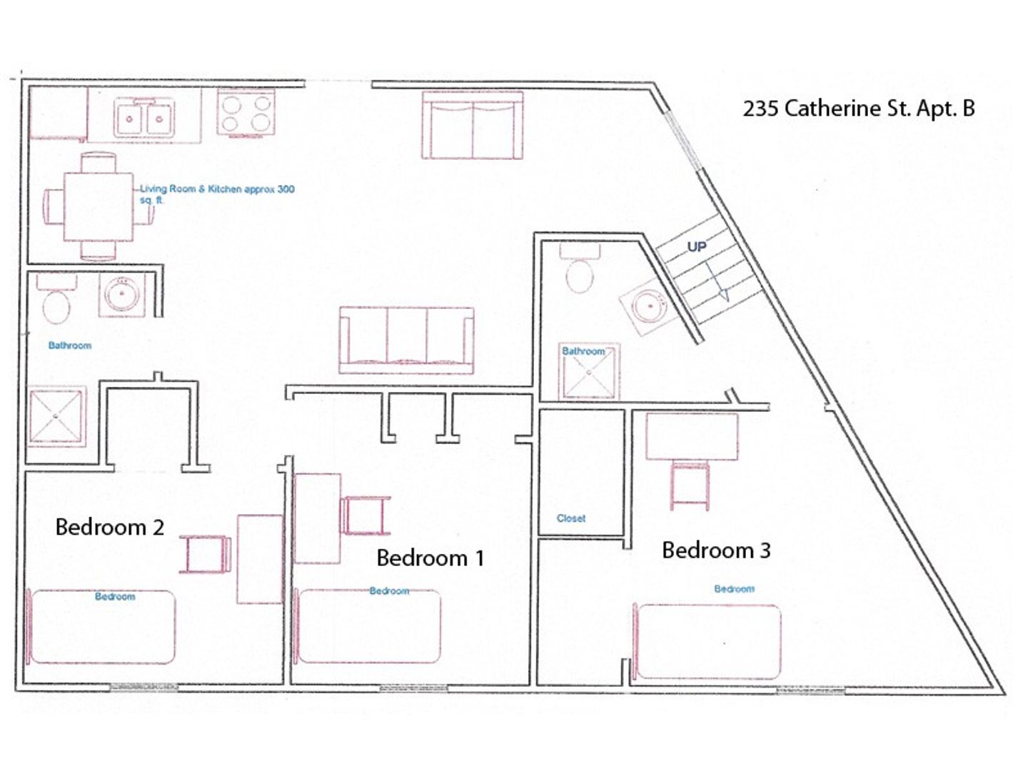 Bloomsburg Apartment: 235 Catherine Street