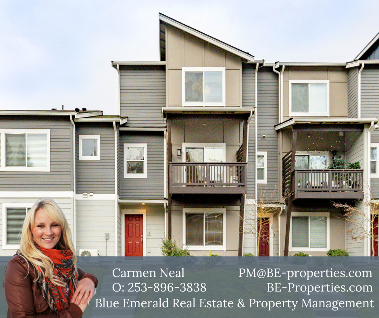 Puyallup Townhome: 17407 118th Ave Ct E #C