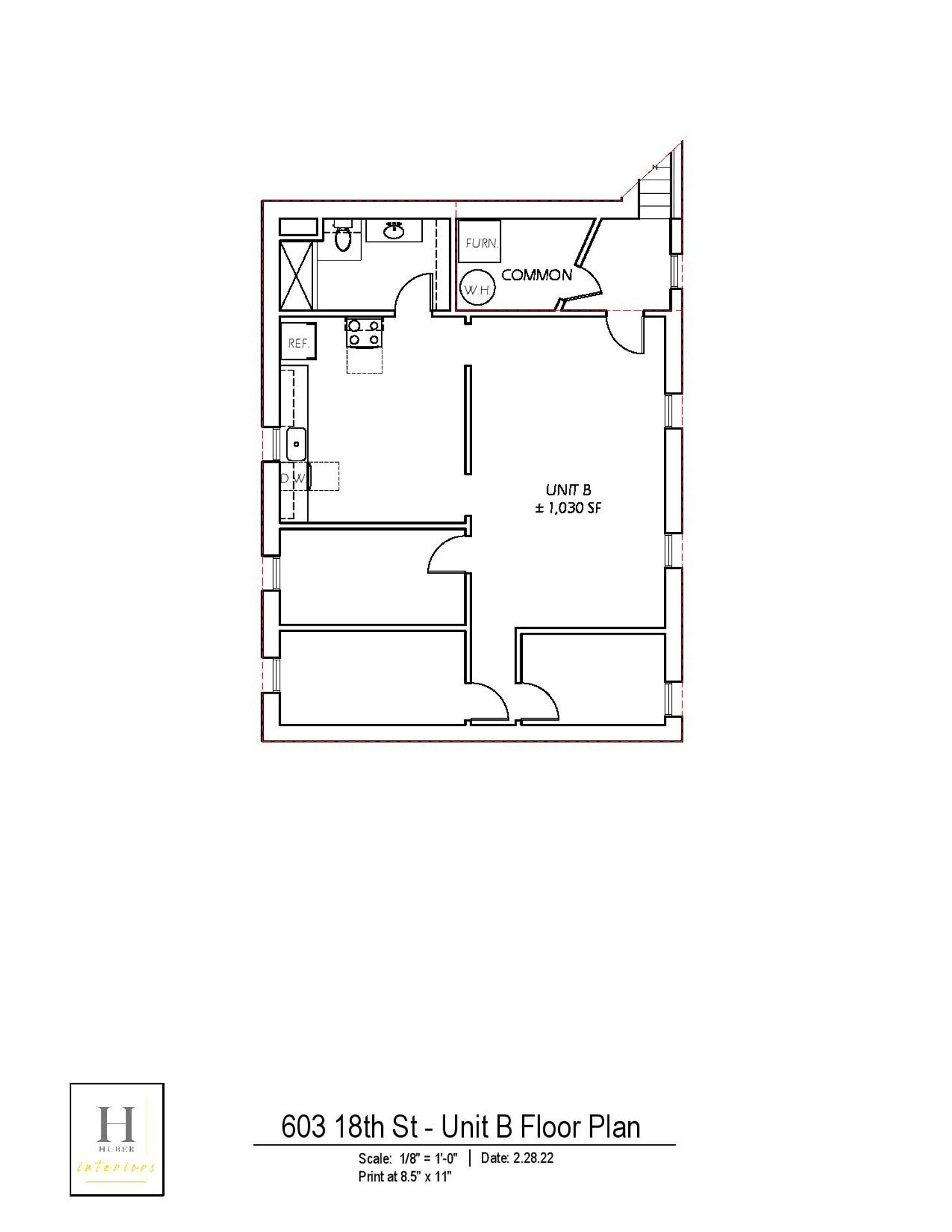 Greeley Apartment: 603 18th St.  - 603 18th St.- Unit B