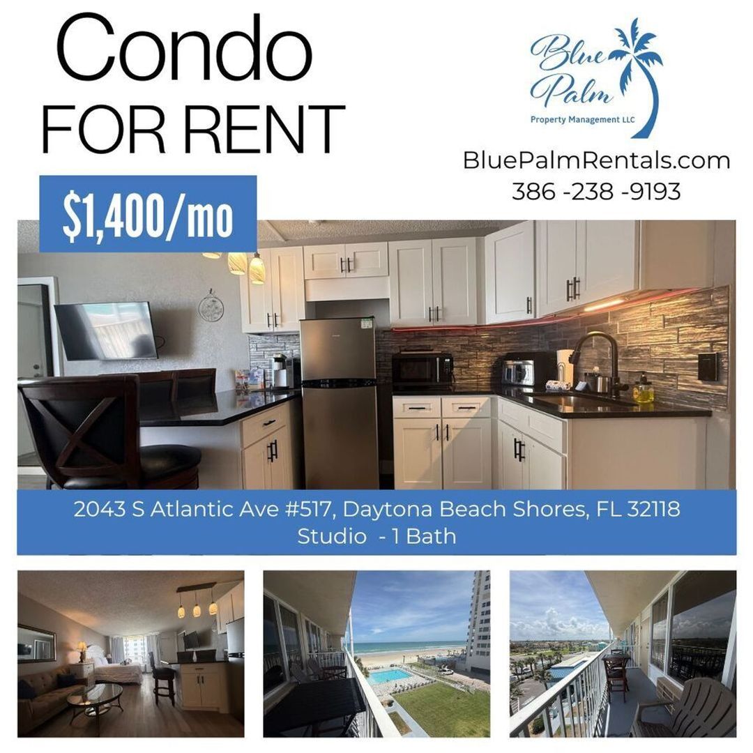 Daytona Beach Shores House: 2043 S Atlantic Ave  #517