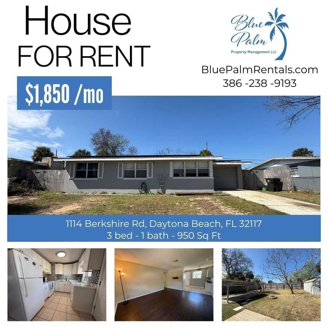 Daytona Beach House: 1114 Berkshire Rd