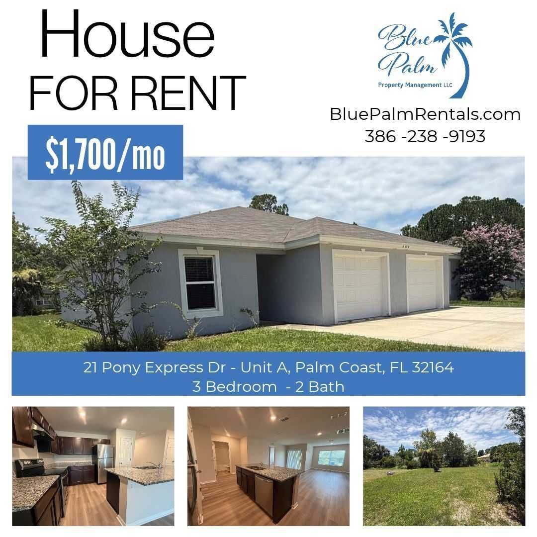 Palm Coast Apartment: 21 Pony Express Dr