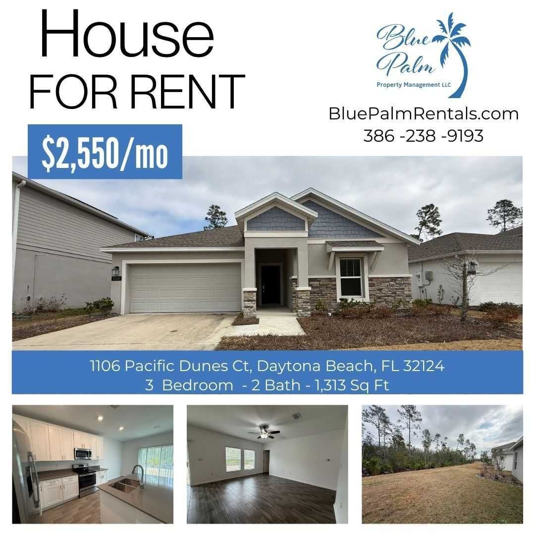 Daytona Beach House: 1106 Pacific Dunes Ct