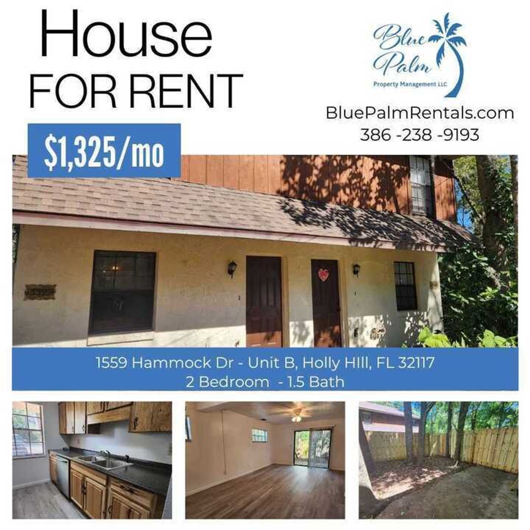 Holly HIll Apartment: 1559 Hammock Dr