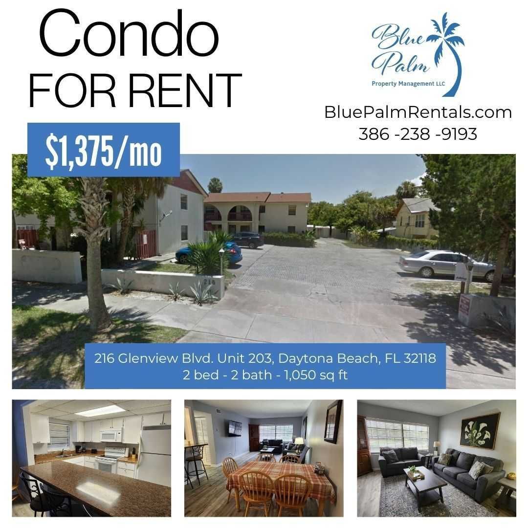 Daytona Beach House: 216 Glenview Blvd. Unit 203