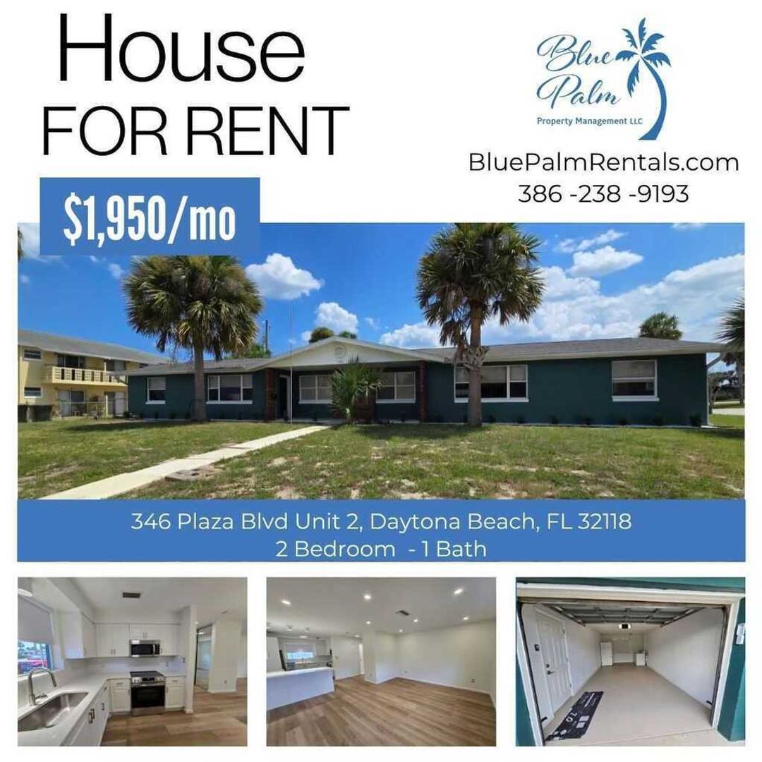 Daytona Beach House: 346 Plaza Blvd Unit 2