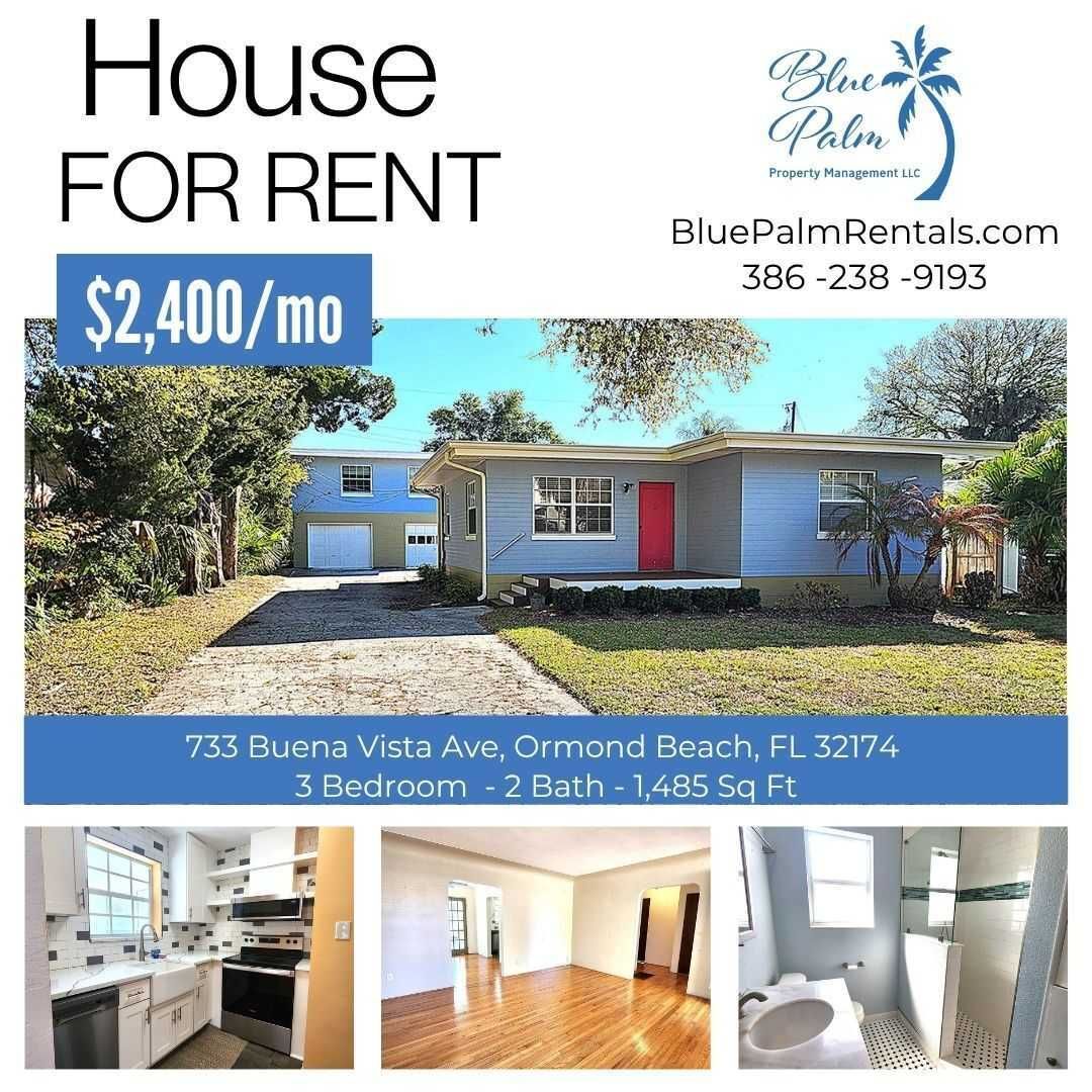 Ormond Beach House: 733 Buena Vista Ave