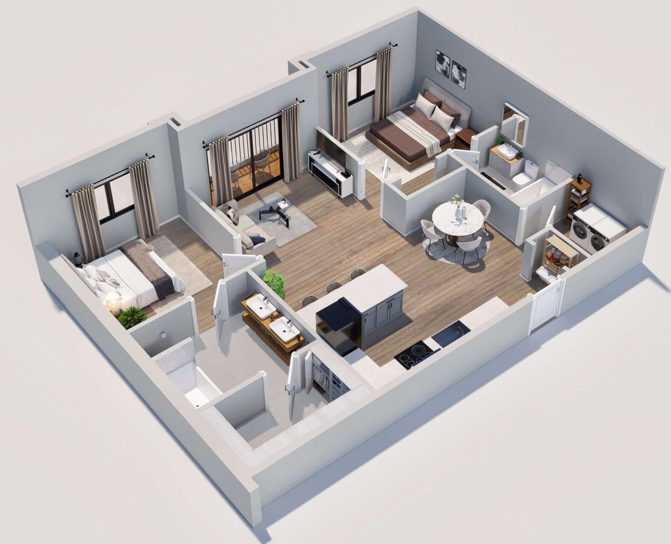 Stone Mountain Apartment: 1221 S Indian Creek Dr
