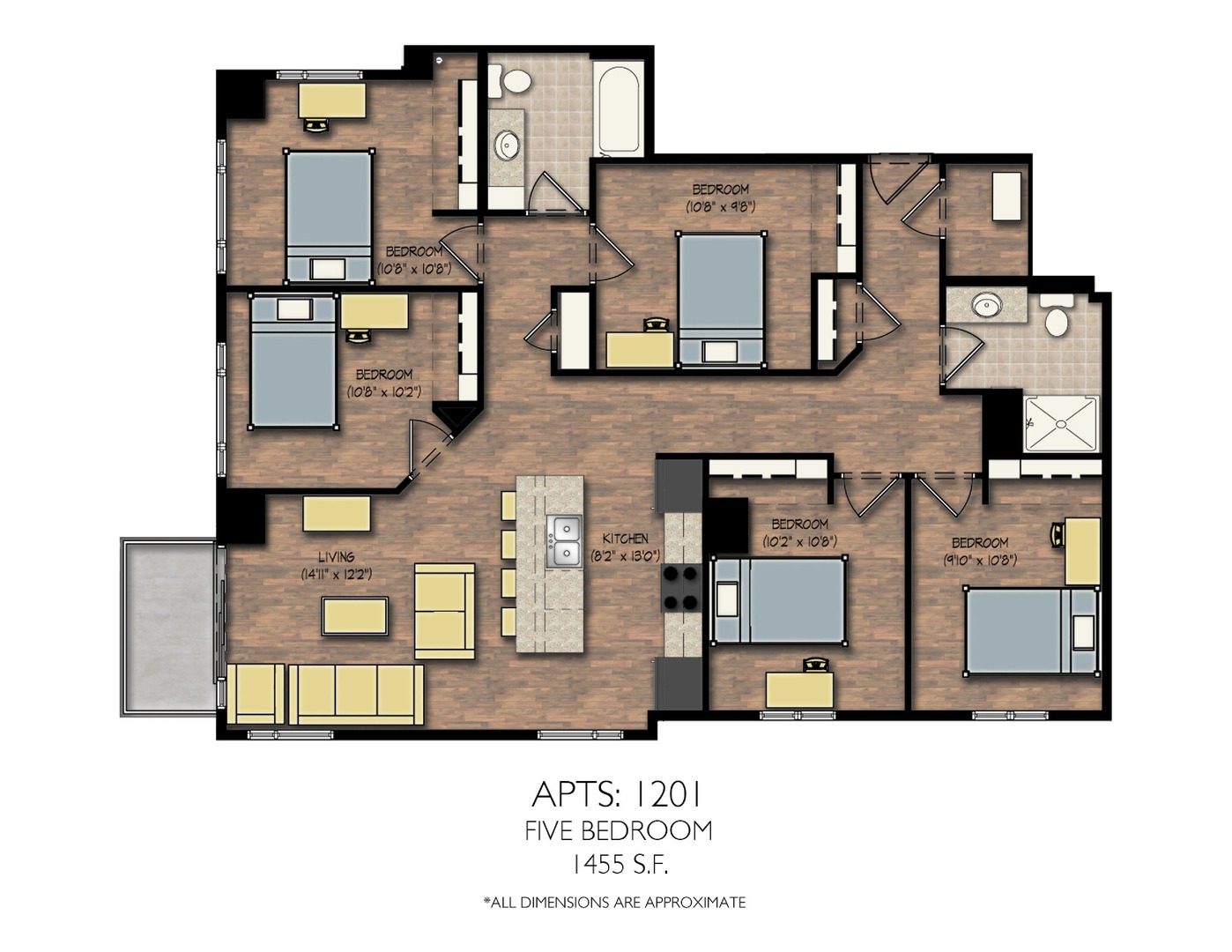 Madison Apartment: 313 N Frances St.