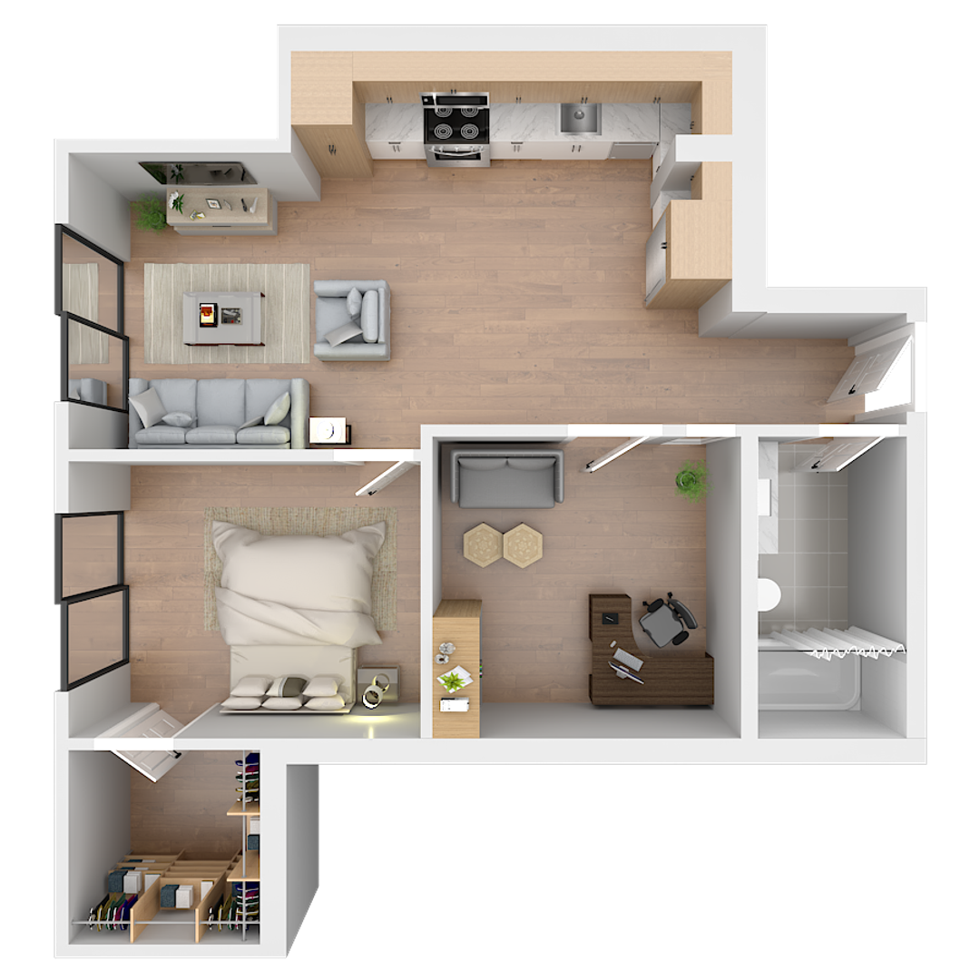 La Jolla Apartment: 1111 Torrey Pines Rd