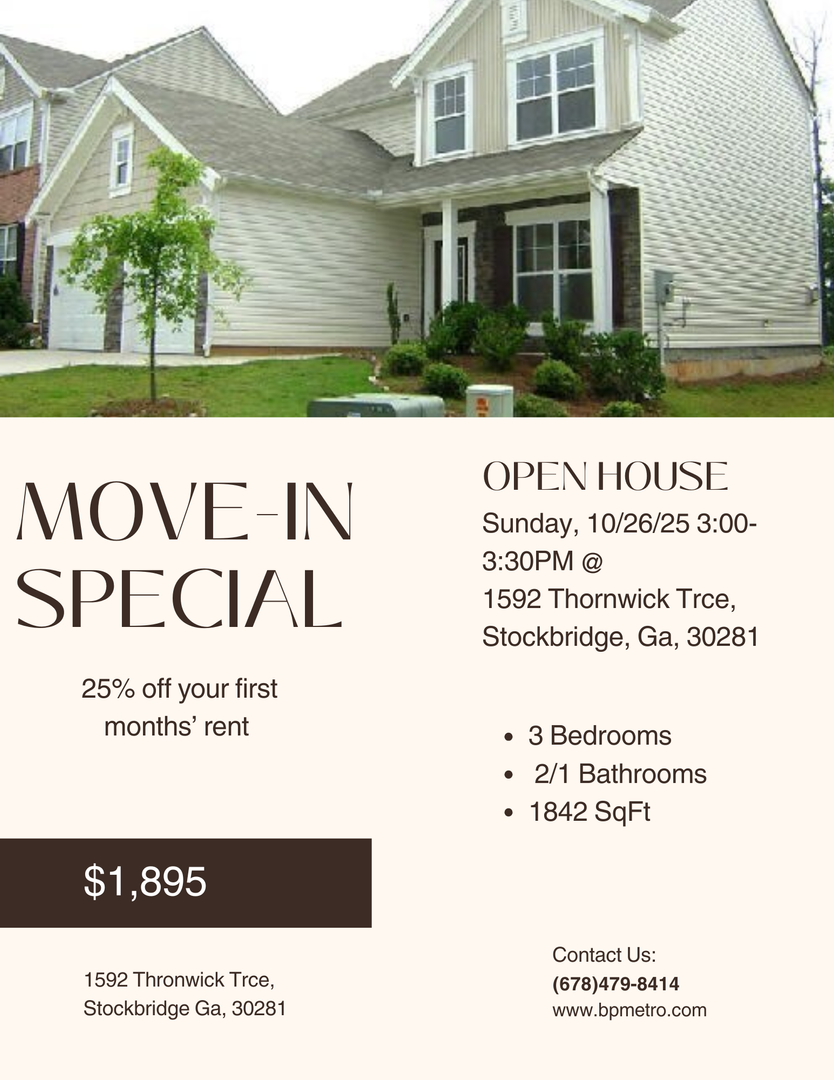 Stockbridge House: 1592 Thornwick Trace