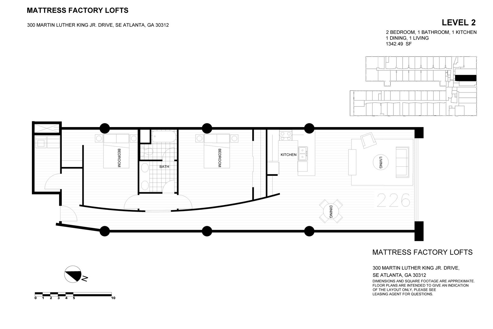 ATLANTA Apartment: 300 Martin Luther King Jr Dr SE