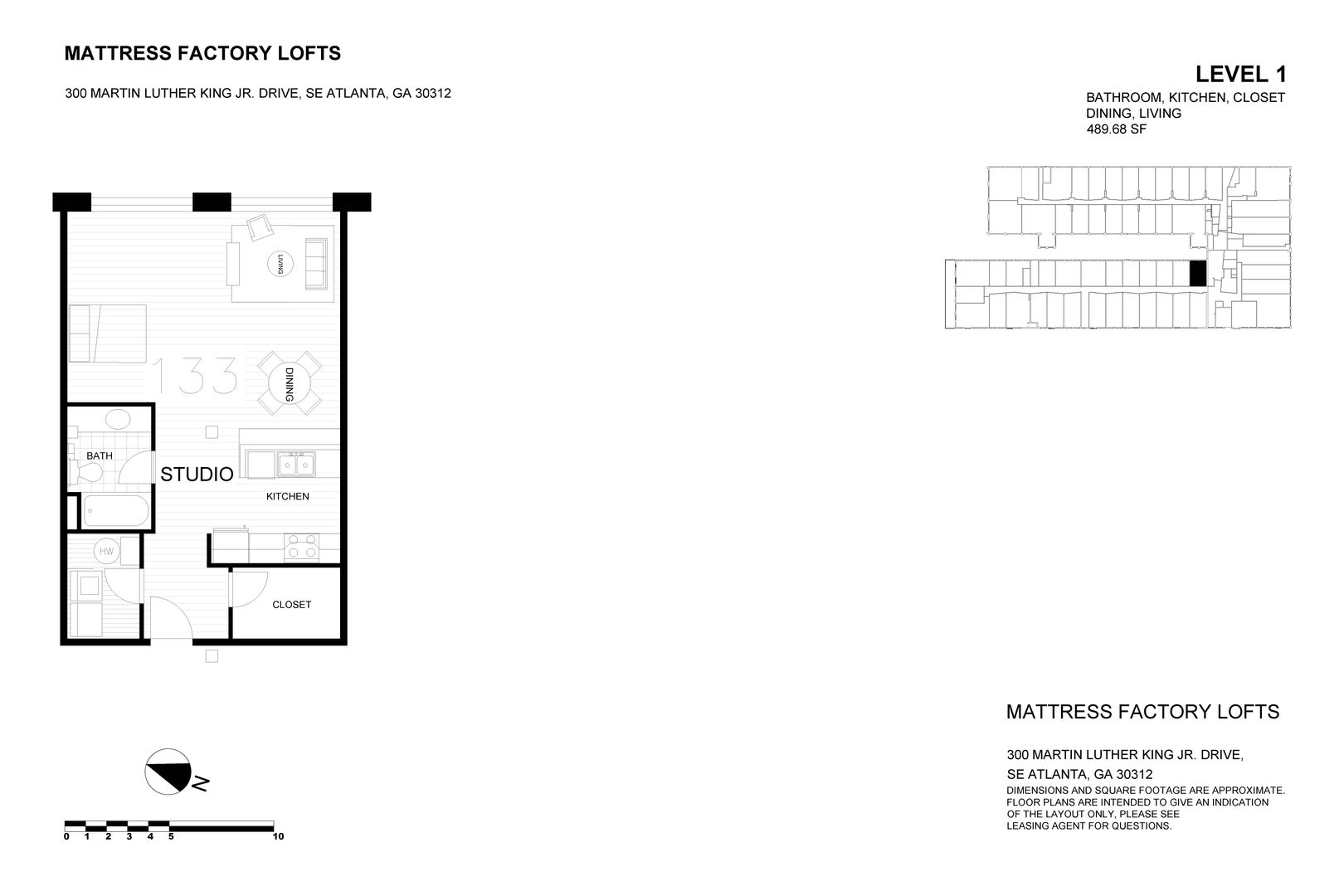 ATLANTA Apartment: 300 Martin Luther King Jr Dr SE