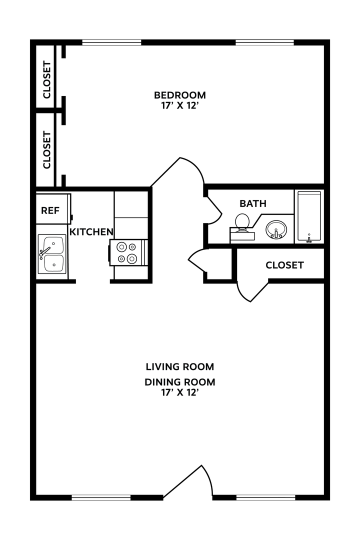 Charleston Apartment: 1545-1551 Sam Rittenburg Blvd