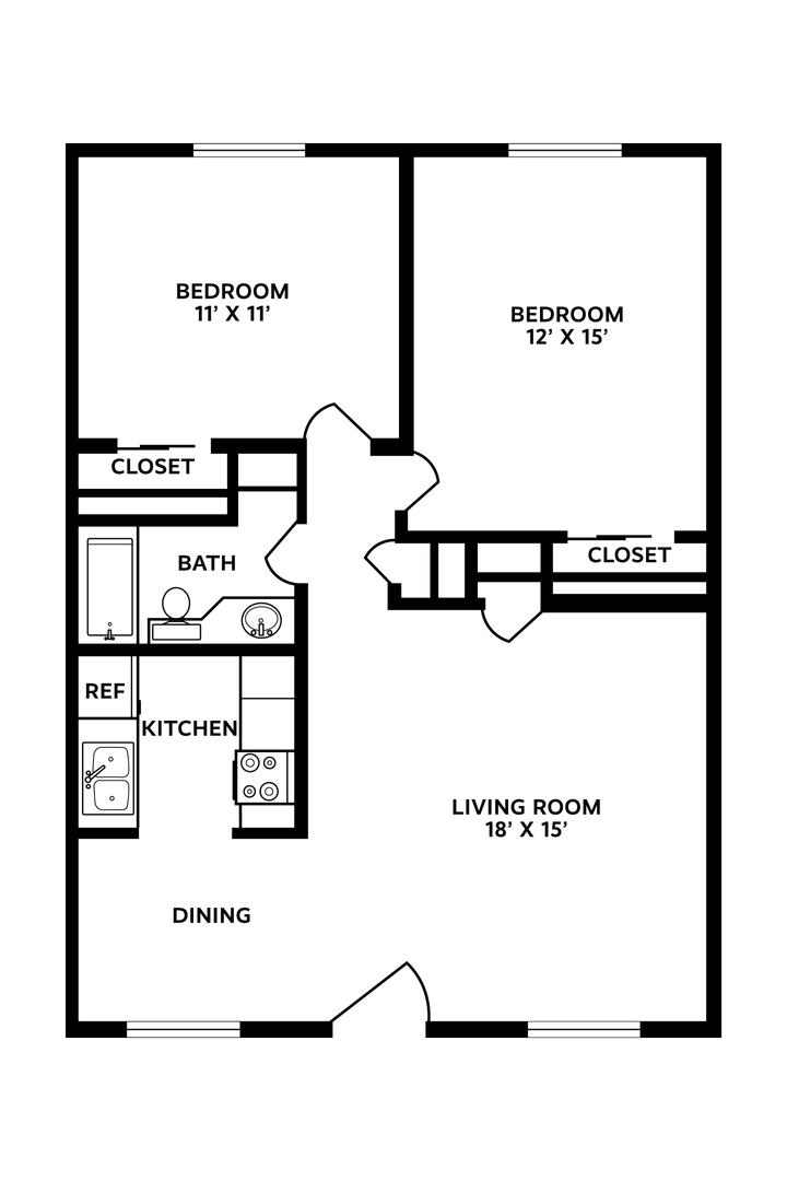 Charleston Apartment: 1545-1551 Sam Rittenburg Blvd