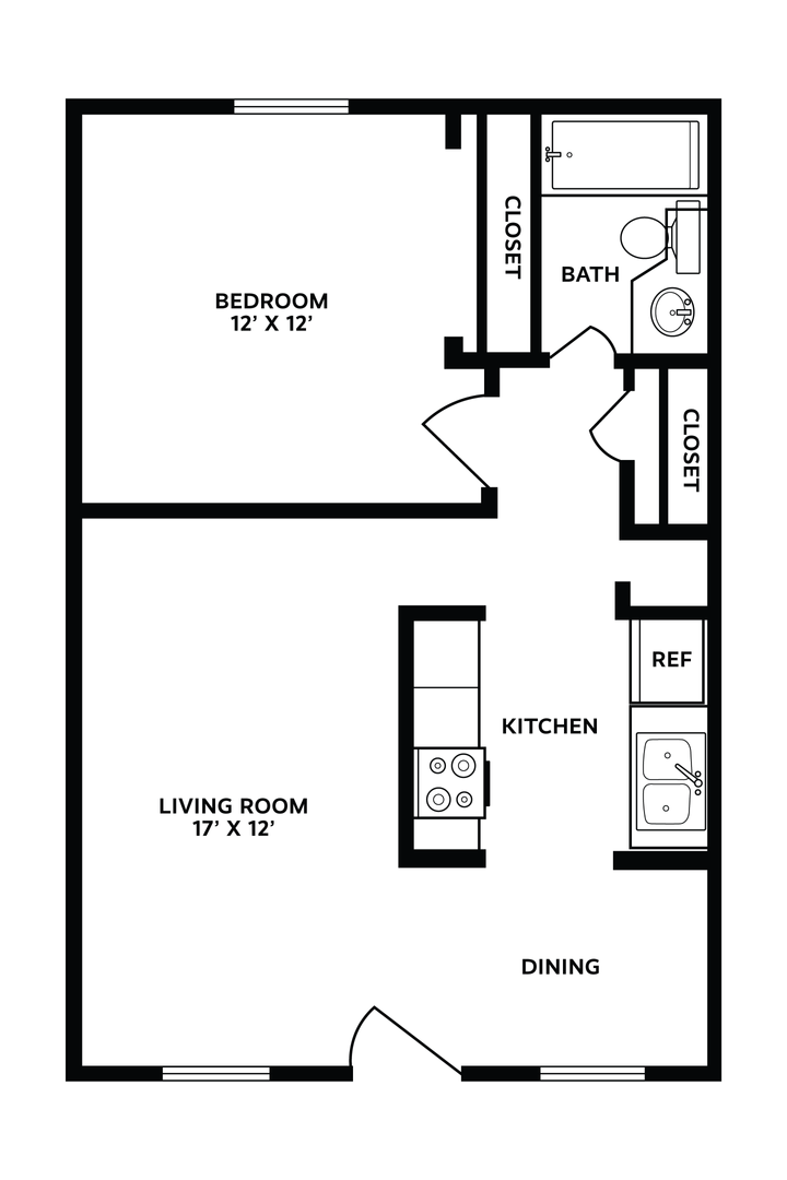 Charleston Apartment: 1545-1551 Sam Rittenburg Blvd