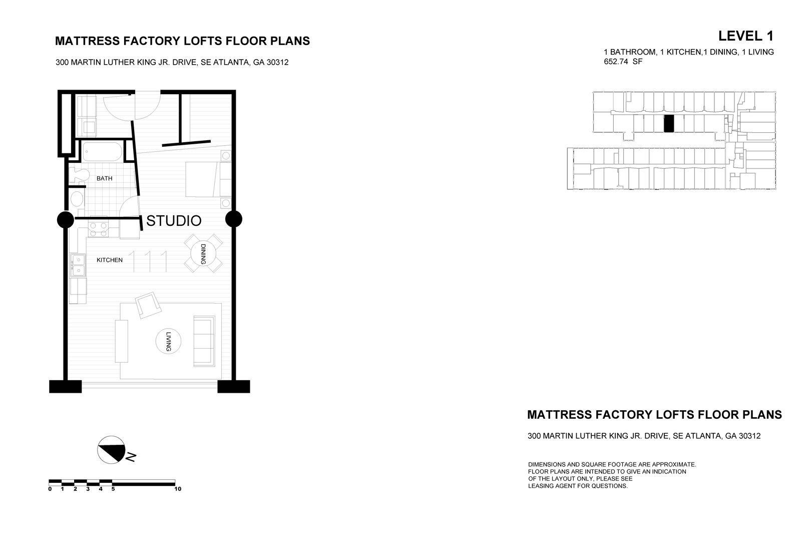 ATLANTA Apartment: 300 Martin Luther King Jr Dr SE