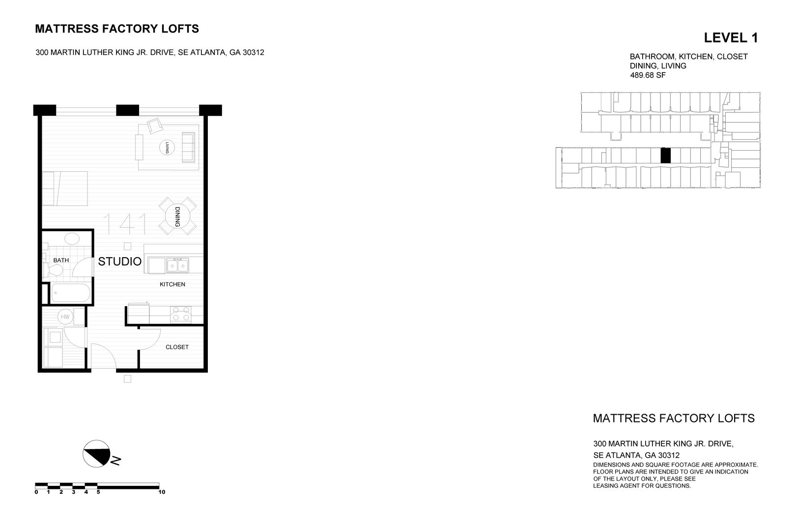 ATLANTA Apartment: 300 Martin Luther King Jr Dr SE