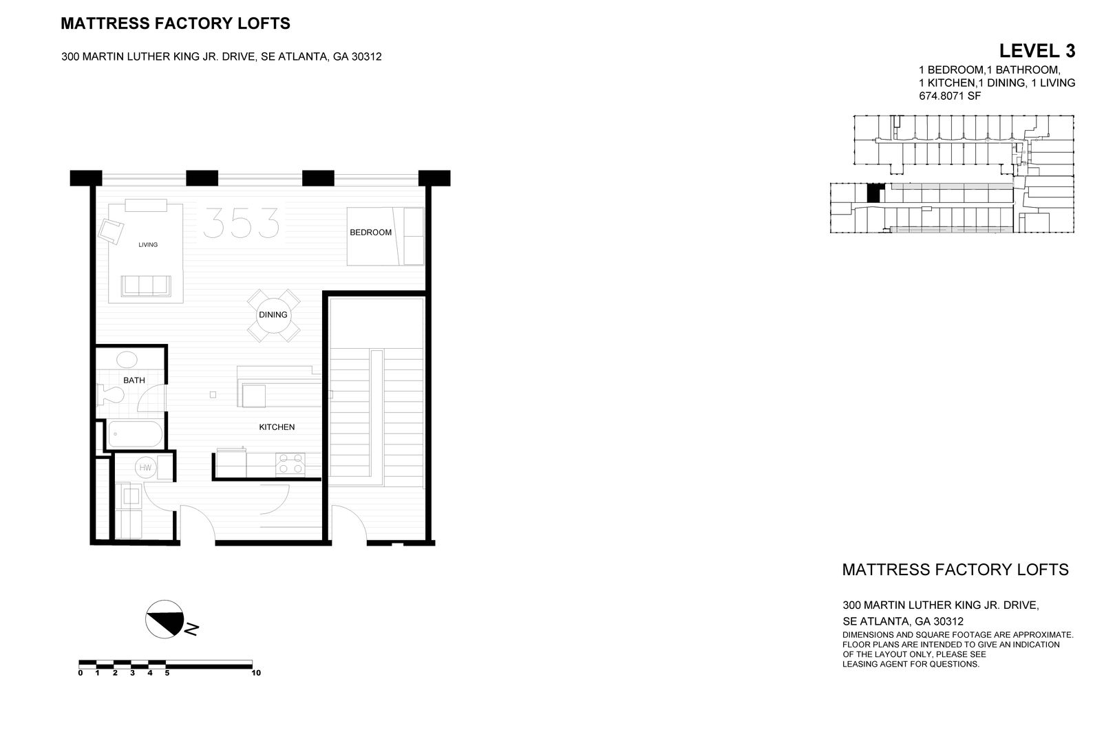 ATLANTA Apartment: 300 Martin Luther King Jr Dr SE