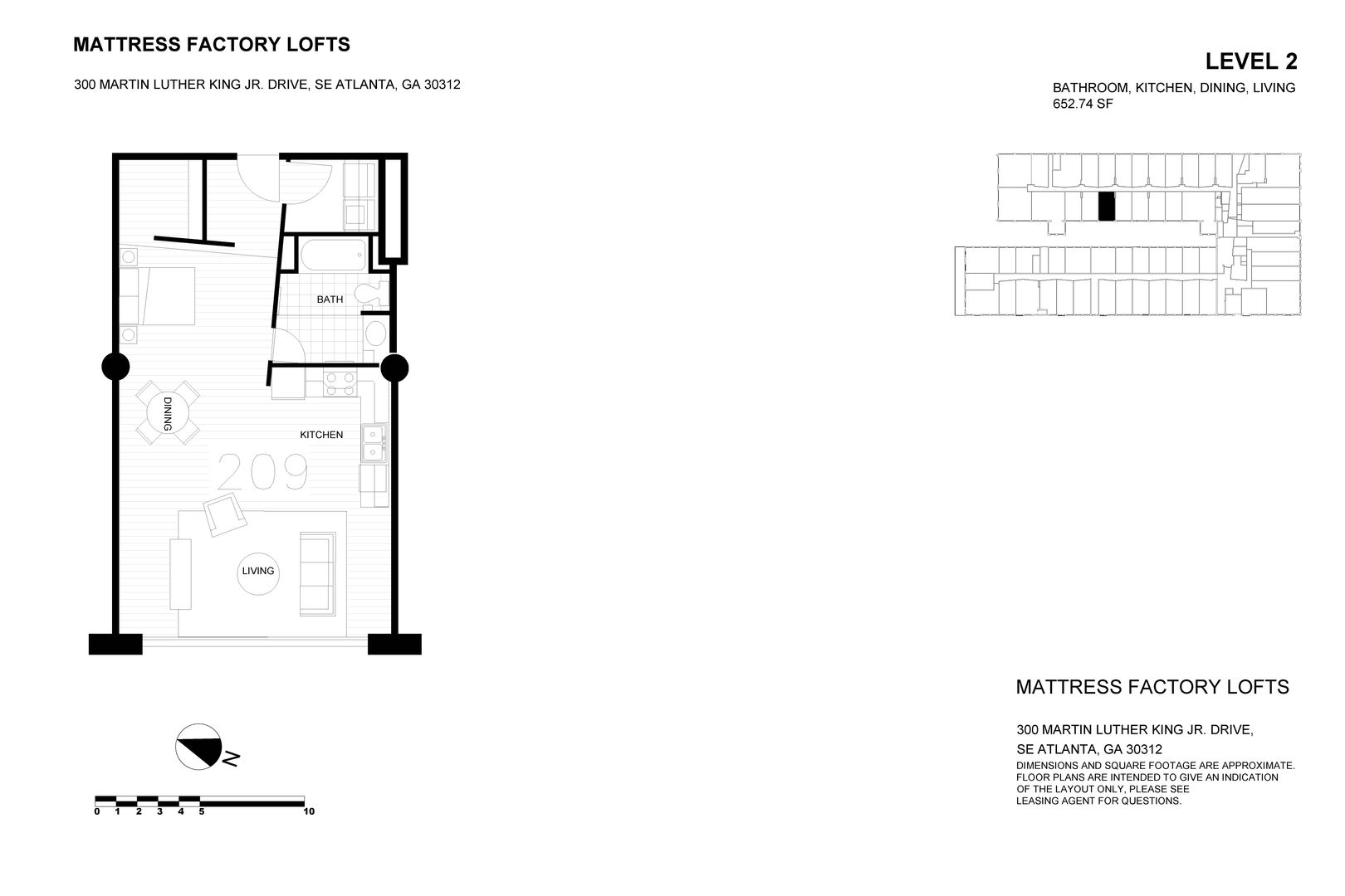 ATLANTA Apartment: 300 Martin Luther King Jr Dr SE