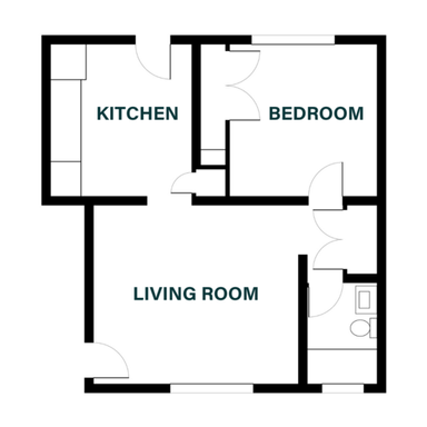 1 Bed | 1 Bath – photo 1