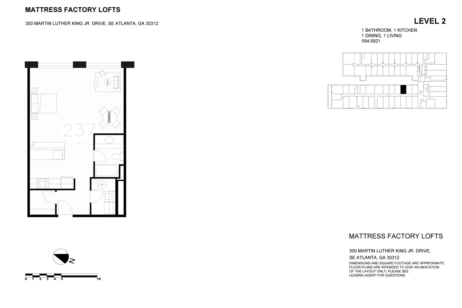 ATLANTA Apartment: 300 Martin Luther King Jr Dr SE