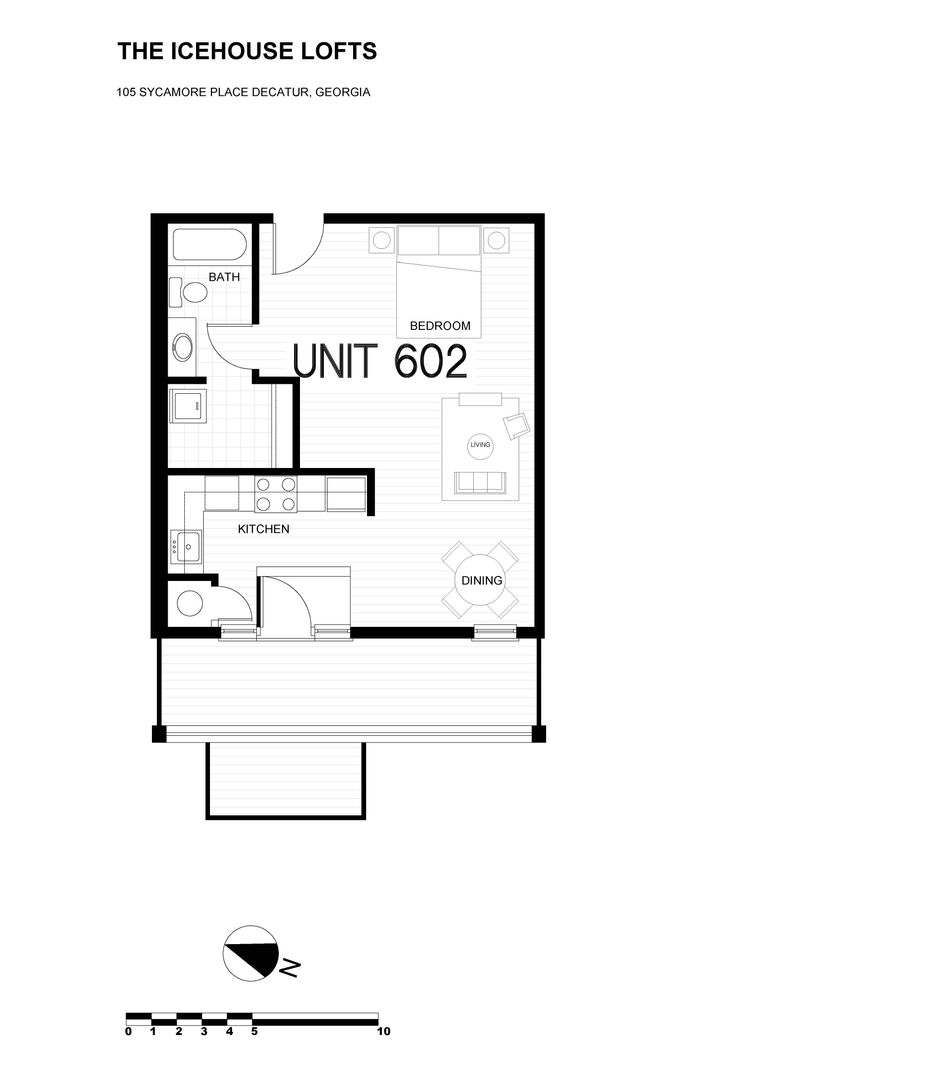 Decatur Apartment: 105 Sycamore Place