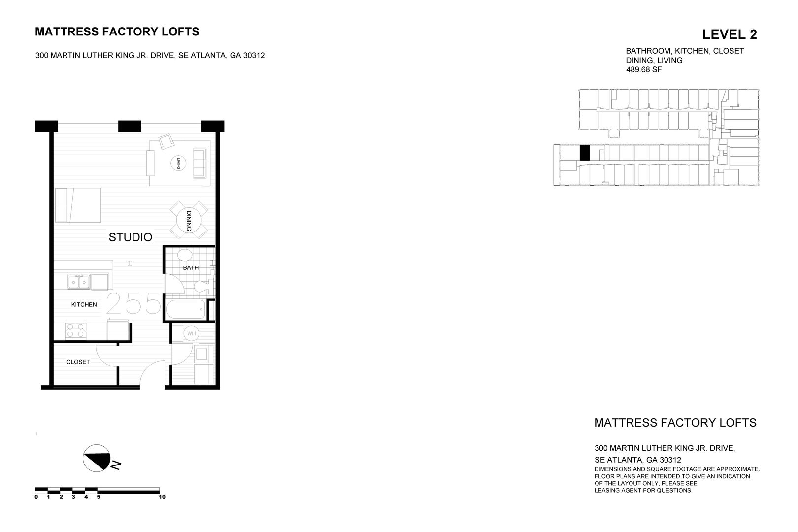 ATLANTA Apartment: 300 Martin Luther King Jr Dr SE