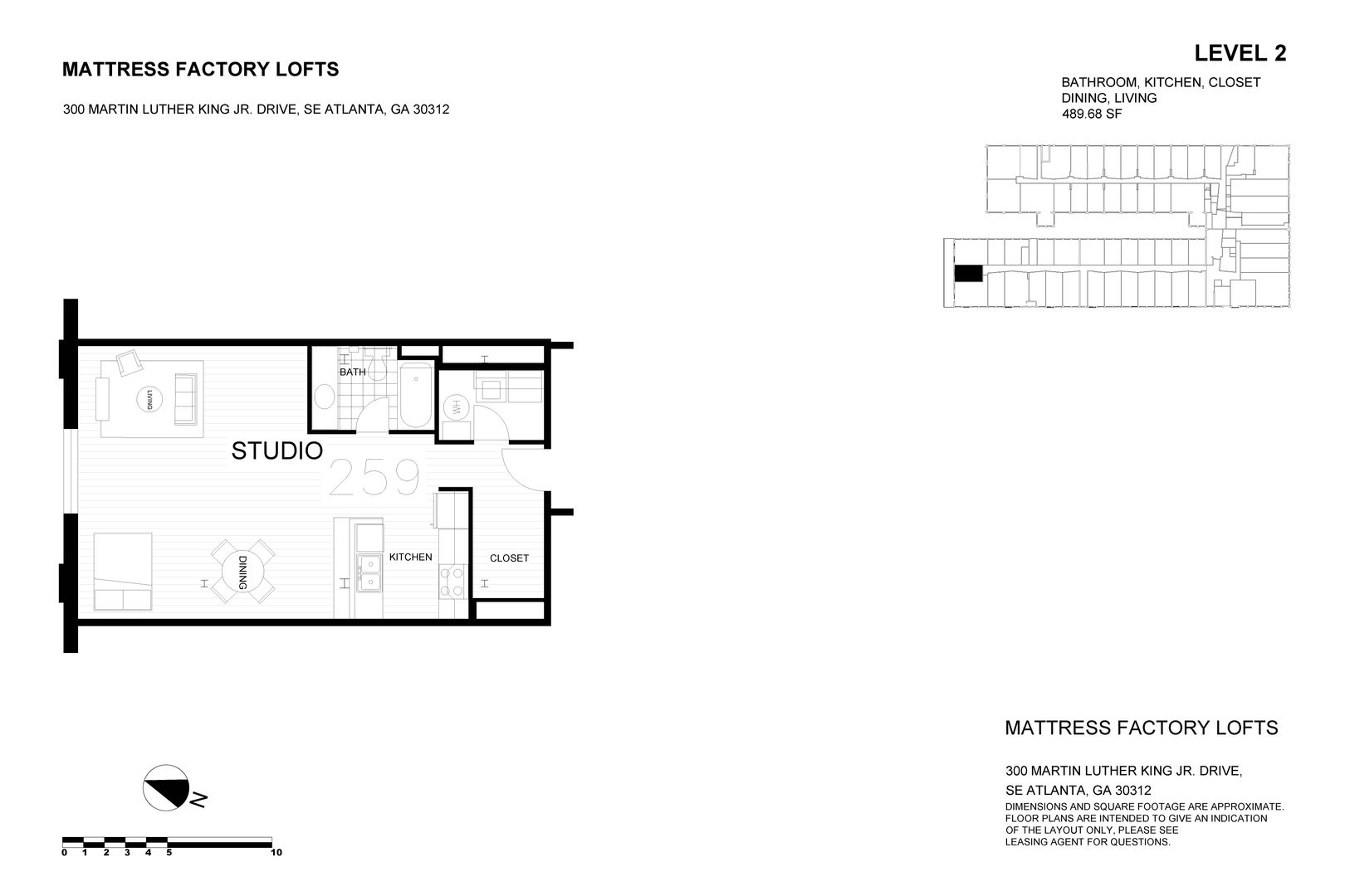 ATLANTA Apartment: 300 Martin Luther King Jr Dr SE