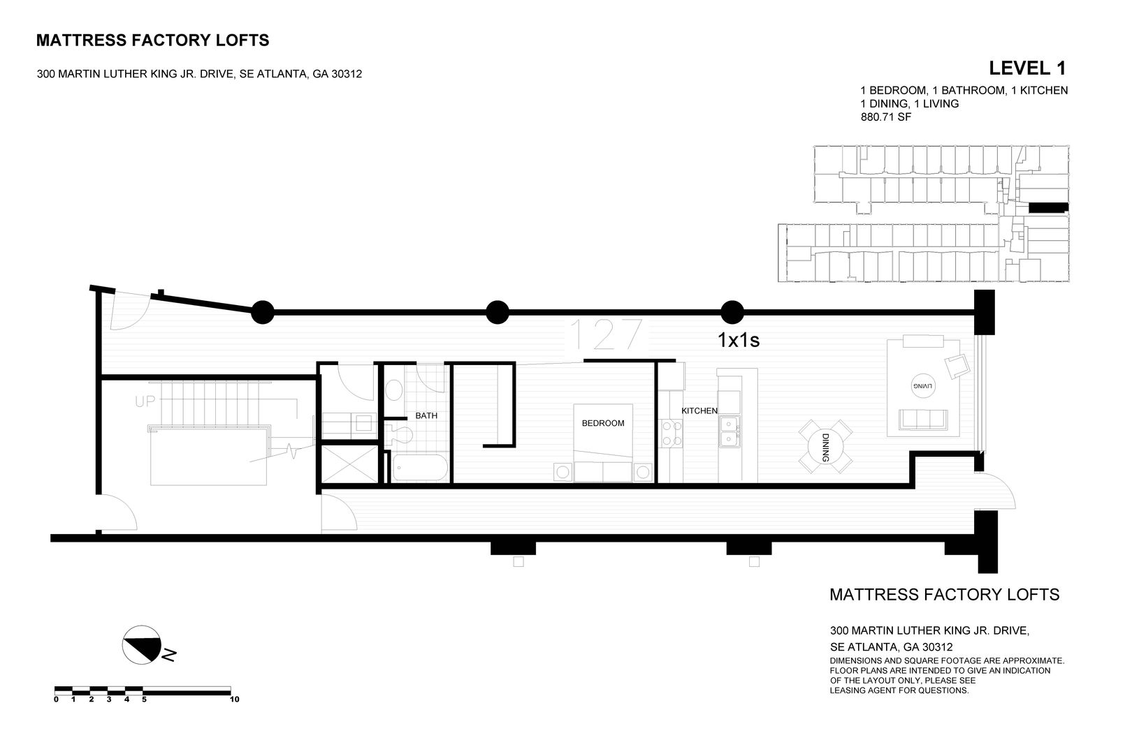 ATLANTA Apartment: 300 Martin Luther King Jr Dr SE