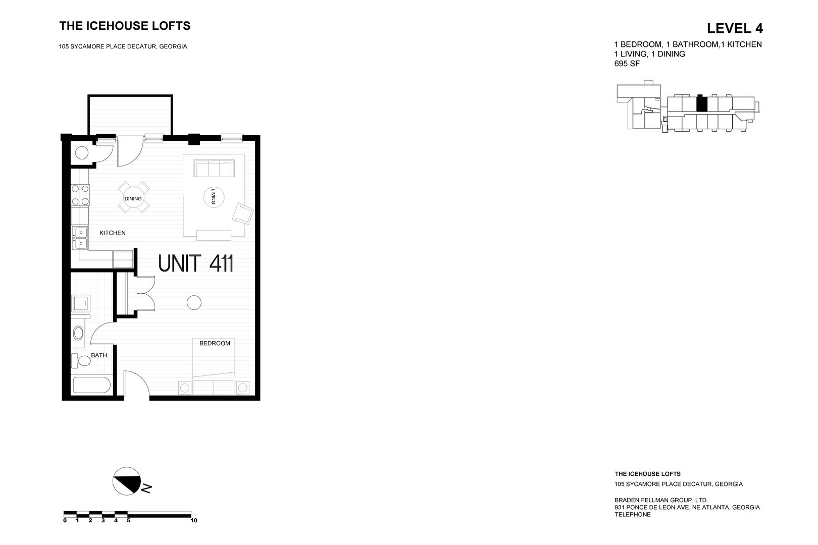 Decatur Apartment: 105 Sycamore Place