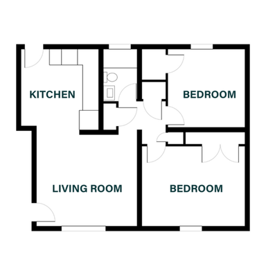 2 Bedroom Rental – 1050-1051 Villa Ct. SE, Atlanta, GA 30316