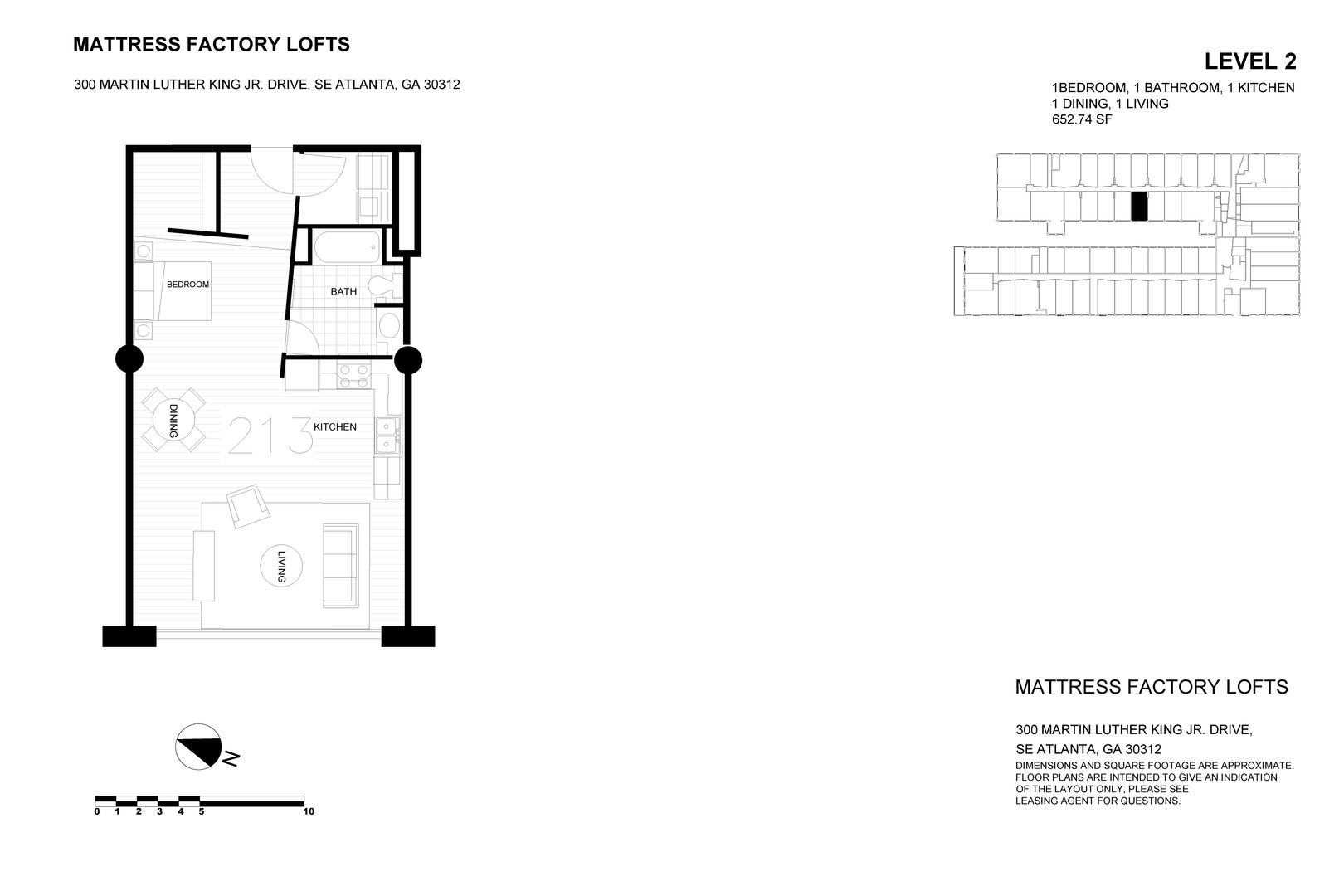 ATLANTA Apartment: 300 Martin Luther King Jr Dr SE