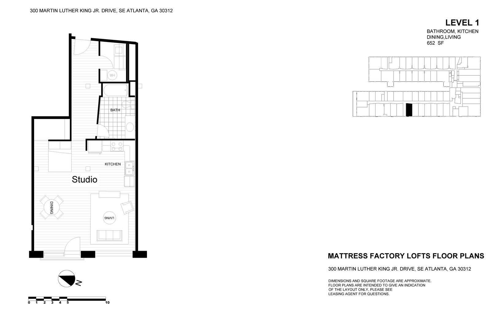 ATLANTA Apartment: 300 Martin Luther King Jr Dr SE