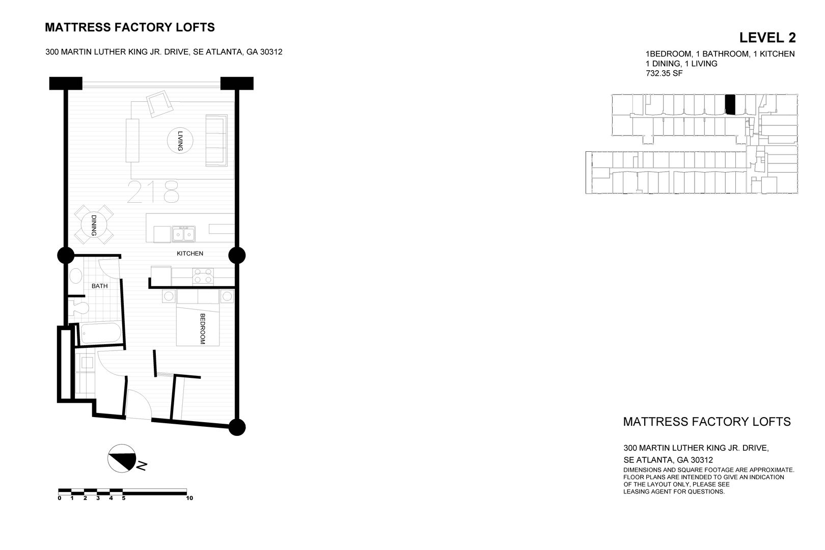ATLANTA Apartment: 300 Martin Luther King Jr Dr SE