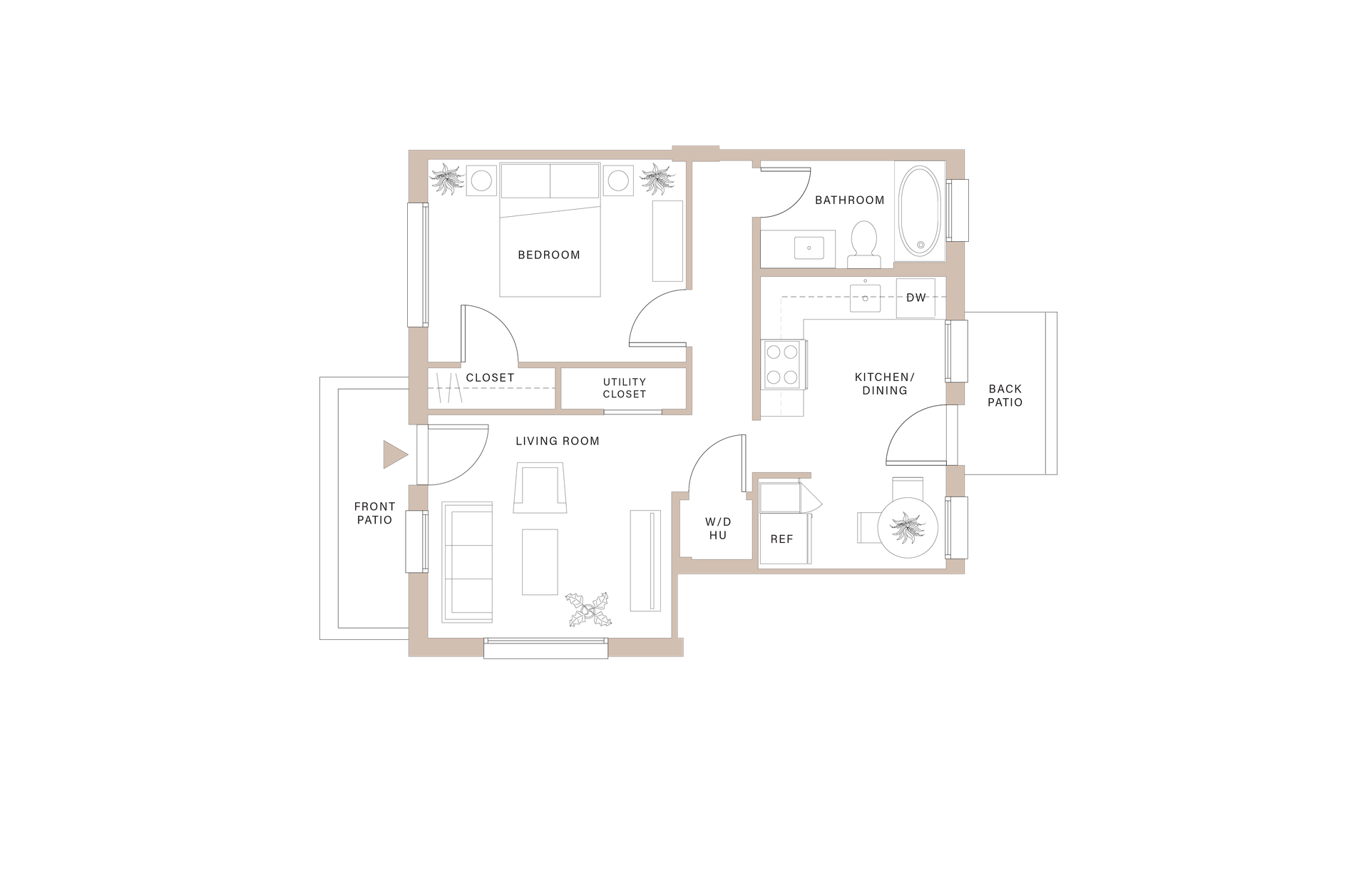 East Point Apartment: 1100 Washington Circle